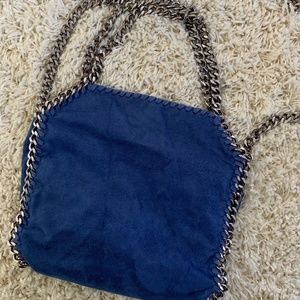 Stella McCartney Falabella Mini Tote Cobalt Blue